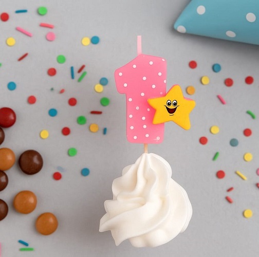 Star Number Candle